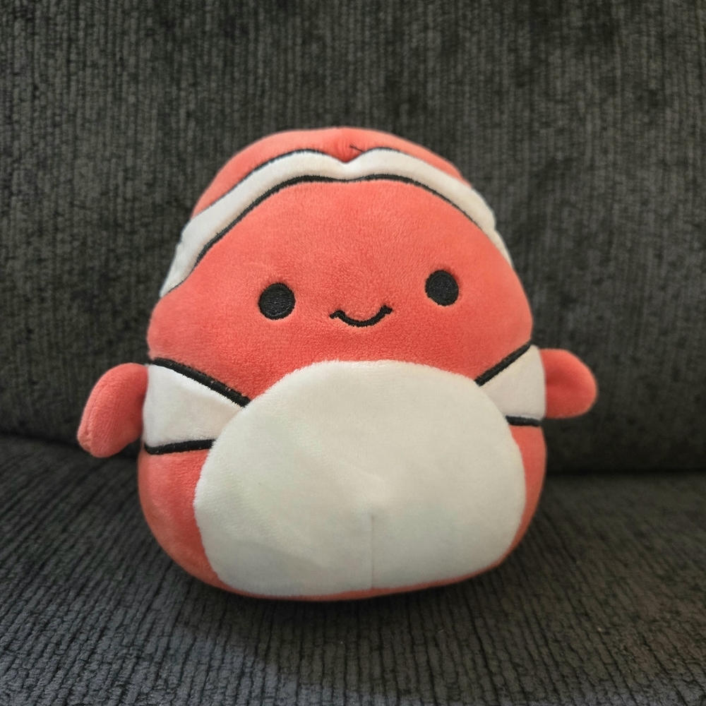 Squishmallows Ricky The Clownfish Pink 5" Kellytoy Plush Stuffed Animal